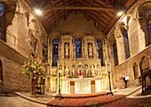 Interior Of A Church; Northumberland England
