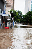 Flooding In An Urban Area; Brisbane Queensland Australia