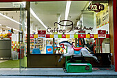 Convenience Store with Children's Pony Ride, Madrid, Spain