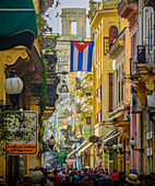 Straßenszene, Obispo-Straße, Havanna, Kuba