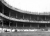 Boston Red Sox versus New York Giants, Game 1 of Baseball World Series, Polo Grounds, New York City, New York, USA, Bain News Service, October 8, 1912