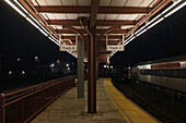 Train Platform at Night