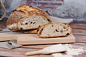 Pane Sera (Italienisches Brot aus Sauerteig)