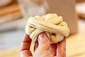 Sugar knot buns