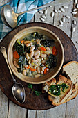 Minestrone - Tuscan bean soup