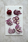 Red onion cutting options