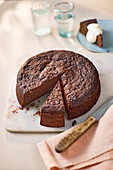 Chocolate rum cake