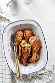 Baked chicken drumsticks