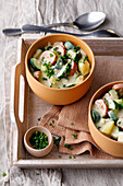 Potato and zucchini stew