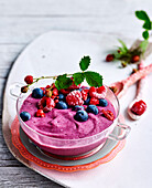 4 ingredient berry soft serve