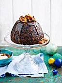 Dairy and gluten free steamed Christmas pudding