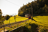 Ritten narrow-gauge railway, on the Ritten, near Bolzano, South Tyrol, Italy