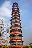 Iron Pagoda, Kaifeng, Henan, China. Built in 1069 by the Kaibao Buddhist Monastery.