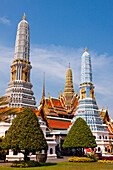 Thailand, Bangkok. Wat Phra Kaew (Tempel des Smaragdbuddhas).