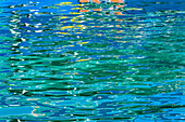 Water reflection, South Channel Marina Port, Miami, Florida