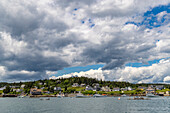 Malerischer Hafen von Cutler, Maine, USA