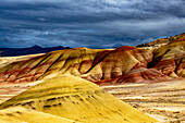 USA, John Day Fossil Beds, Painted Hills Unit Overlook