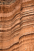 USA, Utah. Sedimentschichten, Sandstein, Cathedral Valley, Capitol Reef National Park