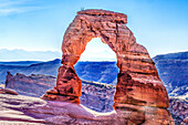 Delicate Arch, Arches National Park, Moab, Utah, USA.