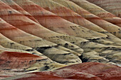 USA, Oregon. John Day Fossil Beds National Monument Ödland-Landschaft.