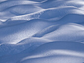 USA, Washington State, Cle Elum, Kittitas County. Snow mounds in winter.