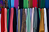 Close Up Of Coloured Silks