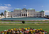 Oberes Belvedere Schloss und Garten