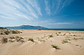 Greece, Crete, Dunes at Georgiopoli Beach; Georgioupoli