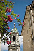 Saint Melaine next to Le Thabor Park. Rennes. Brittany. France.