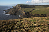 UK, Dorset, Küstenlinie; Worth Matravers