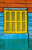 Window Detail, La Boca, Buenos Aires, Argentina; La Boca, Buenos Aires, Argentina