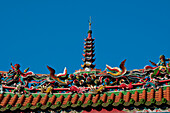 Decorative Detail Of Longshan Temple At Taipei, Taiwan, Asia
