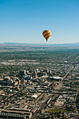 Heißluftballonfahrt, Albuquerque, New Mexico, USA