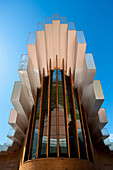 Weingut Ysios, entworfen vom berühmten spanischen Architekten Santiago Calatrava, Laguardia, Baskenland, Spanien
