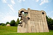 Our Father's House, Eduardo Chillida's Sculpture In Parque De Los Pueblos De Europa, Gernika-Lumo, Basque Country, Spain