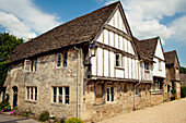 Alte Häuser in Lacock, Wiltshire, Großbritannien