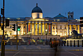 National Gallery, Trafalgar Square, London, England, Uk.