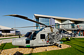 United Kingdom, England, Dorset, Portland Marina helicopter; Westland