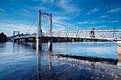 Vereinigtes Königreich, Blick auf Brücke; Schottland