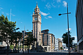 United Kingdom, Northern Ireland, Albert clock Tower; Belfast