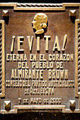 Evitas Grab im Cementerio De Recoleta, Recoleta, Buenos Aires, Argentinien