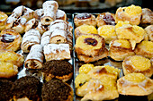 Pastries On Sale At Mercado De San Telmo, San Telmo, Buenos Aires, Argentina