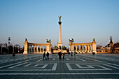 Heldenplatz und Millenniumsdenkmal, Budapest, Ungarn
