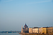 Views of the Hngarian Parliament from the Chain Bridge, Budapest, Hungary