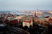 Views Of The City From The Castle District, Budapest, Hungary