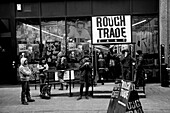 Rough Trade East Plattenladen in der Brick Lane, East London, London, UK
