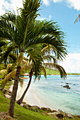 Strand auf der Insel Mustique, St. Vincent und die Grenadinen, Westindien