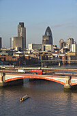 Europa, GB, Vereinigtes Königreich, England, London, Stadtsilhouette Blackfriars