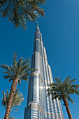 Dubai, Palmen und der Burj Khalifa