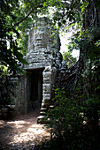 Gate to Ta Prohm temple Cambodia